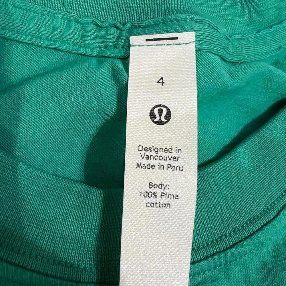Lululemon All Yours Tank Top Maldives Green size 4 - Picture 2 of 4